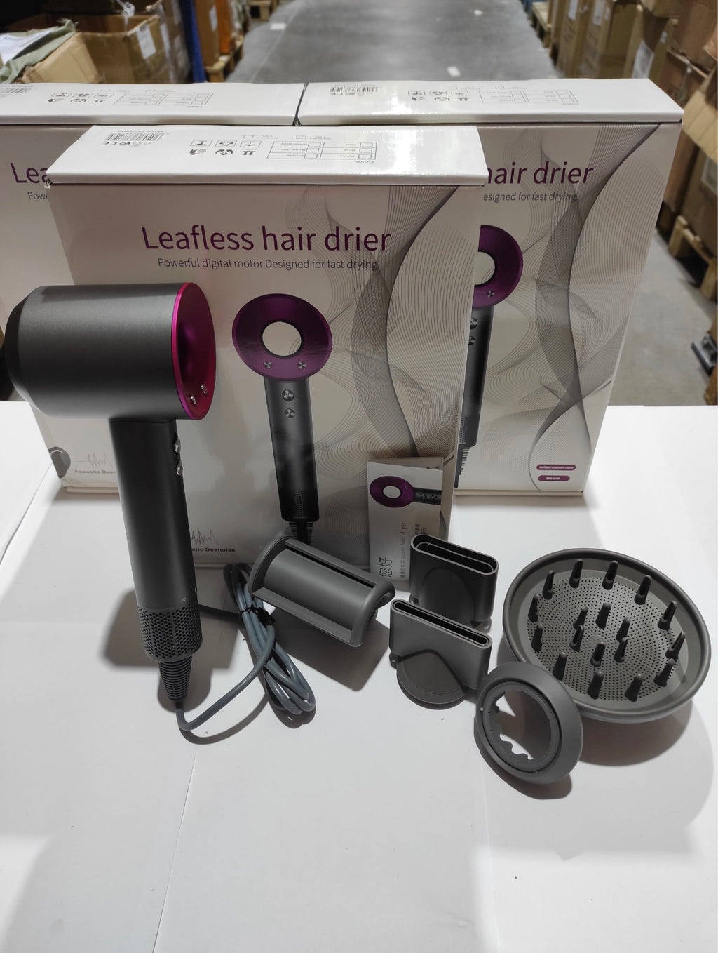 AirGlow Pro – Secador iónico profesional 5 en 1