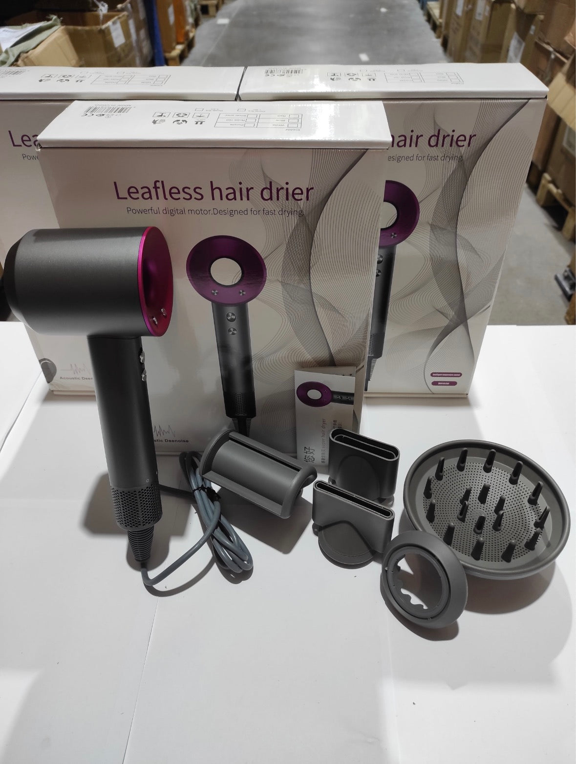 AirGlow Pro – Secador iónico profesional 5 en 1